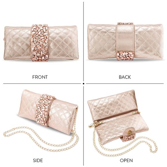 Indian Potli Bags Gift Evening Bag Clutch Ethnic Bride Purse With xD - Picture 4 of 9